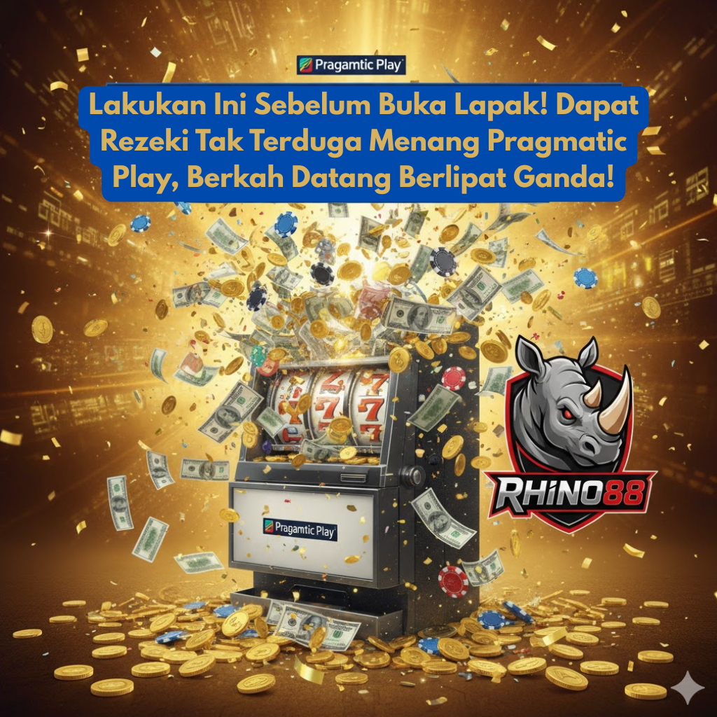 Lakukan Ini Sebelum Buka Lapak! Dapat Rezeki Tak Terduga Menang Pragmatic Play, Berkah Datang Berlipat Ganda!