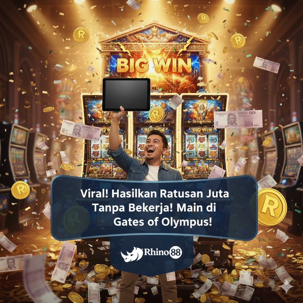 Viral di Seluruh Sosmed! Pria Ini Hasilkan Ratusan Juta Tanpa Bekerja! Cukup Main di Gates of Olympus!